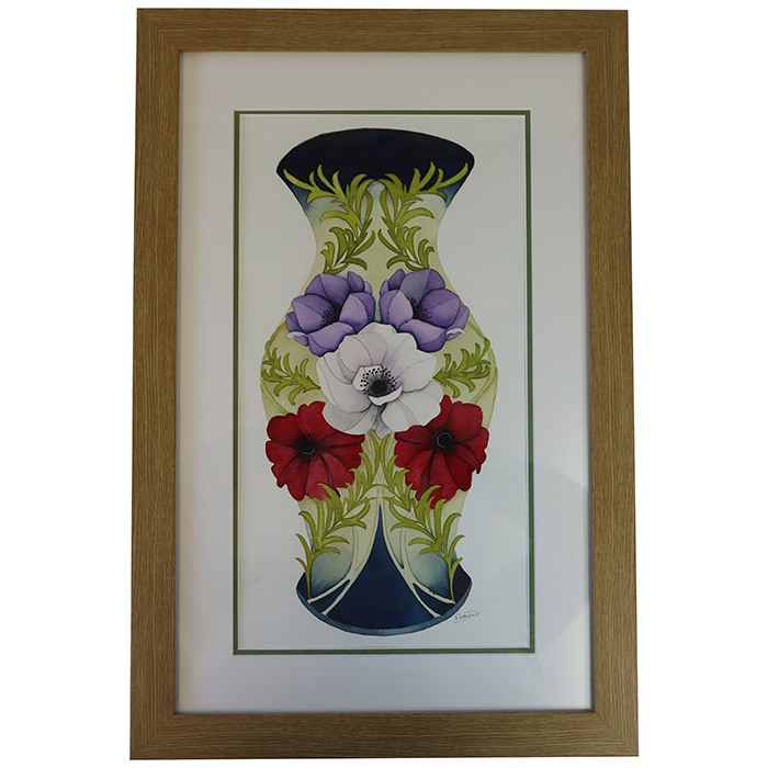 Anemone  Jubilation - Vase + Watercolour
